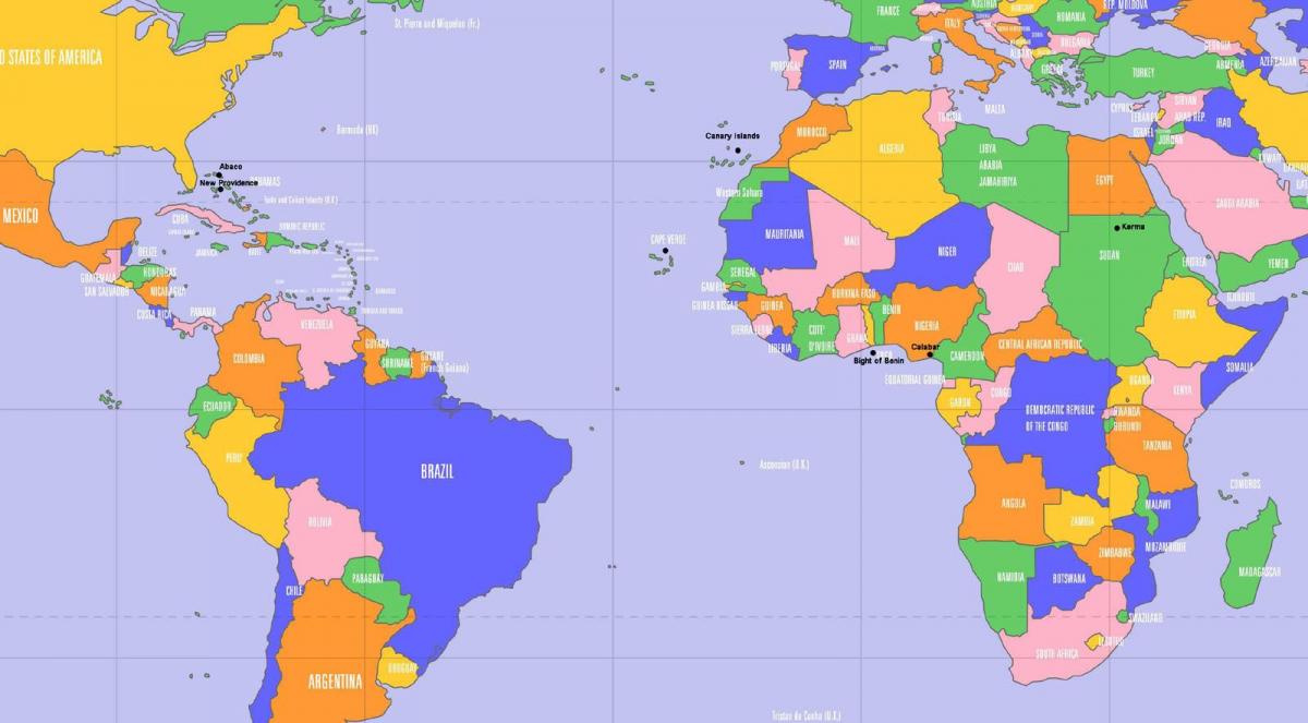 Cap Verd ubicació en el mapa del món