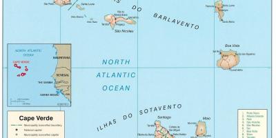 Mapa de Cape Verde